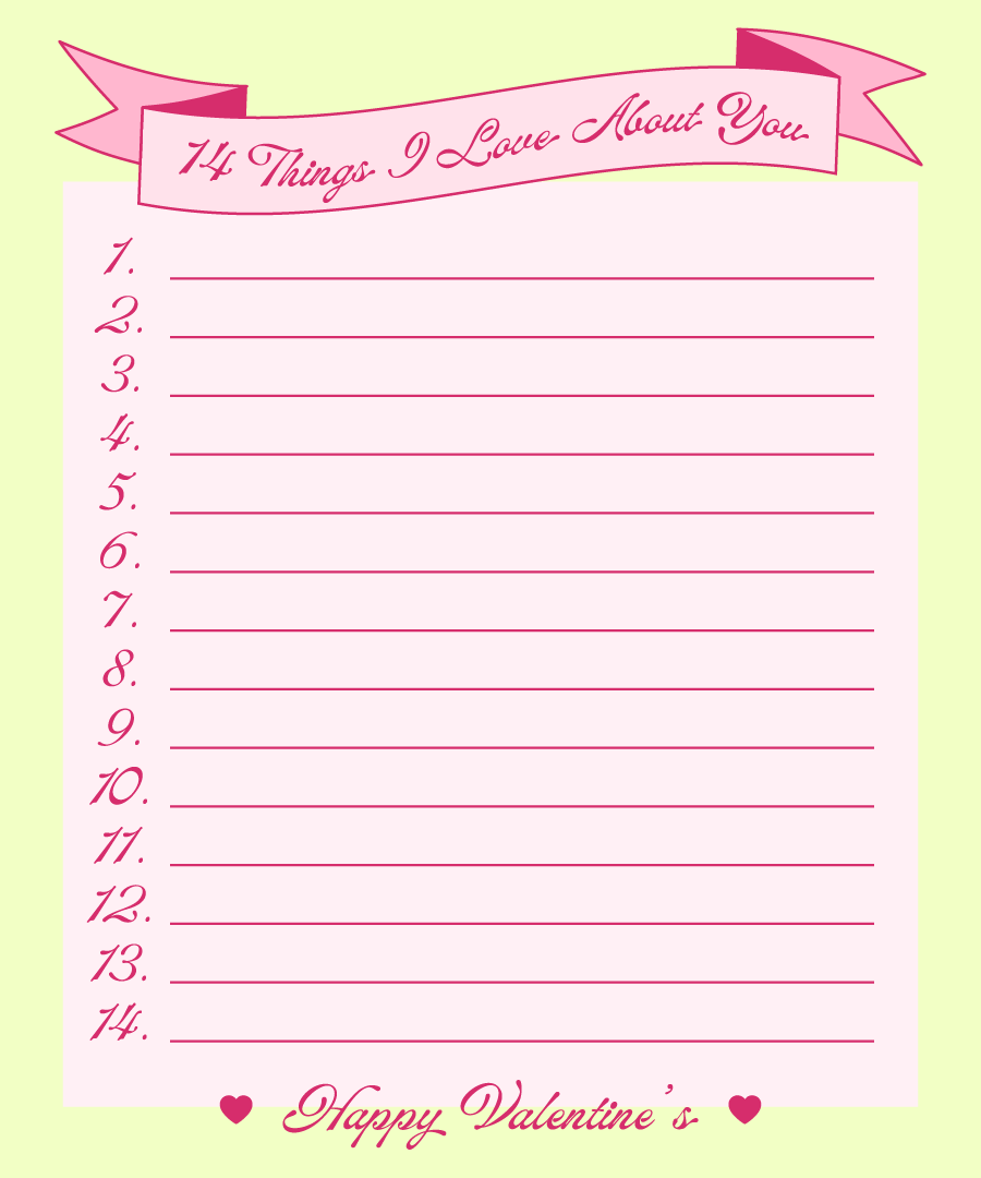 16. VALENTINE'S GRAMS