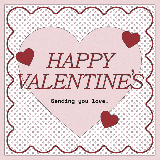 Valentine's Day Digital Postcard Download